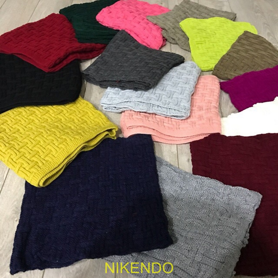 Khăn Len Nữ, Khăn Len Ống Quàng Cổ Giữ Ấm ( Quấn được 2 vòng giúp giữ ấm cả tai)
