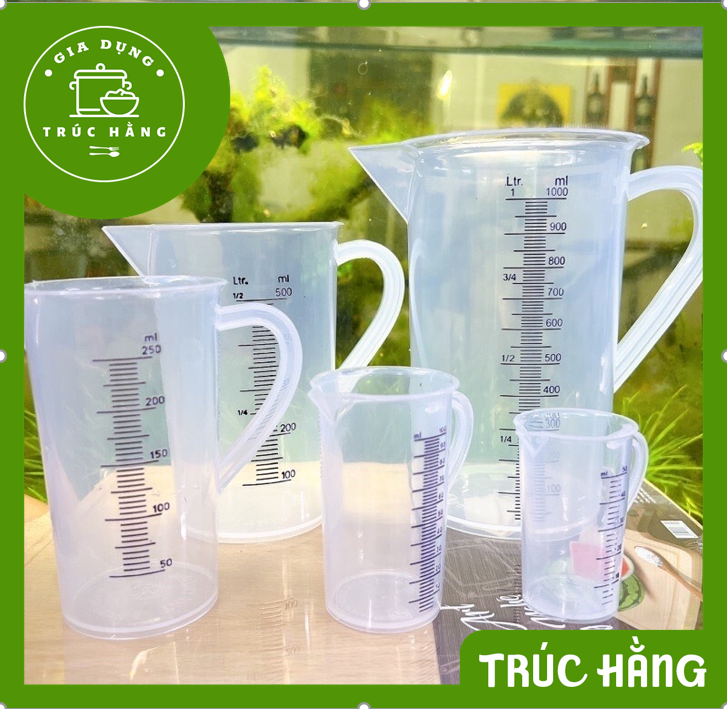 Ca đong - Ly đong chia vạch định lượng (50ml -2L)