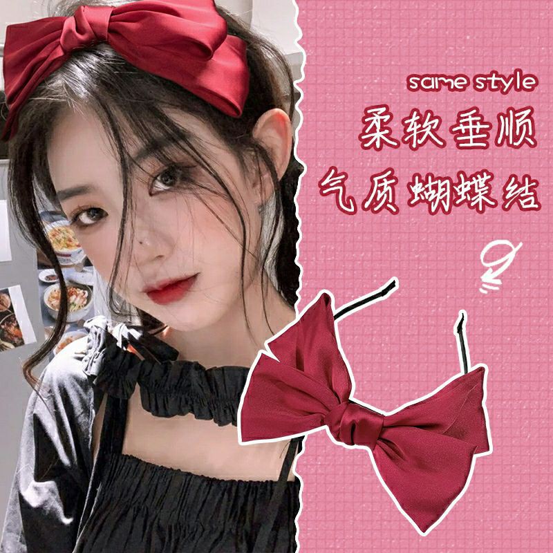 Cài tóc nơ bản lớn siêu cưng cho nàng