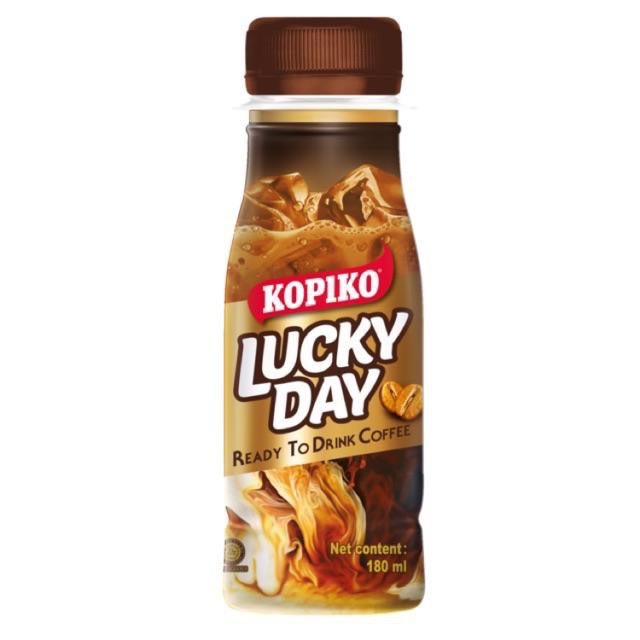 Nước cà phê sữa Kopiko Lucky Day chai 180ml