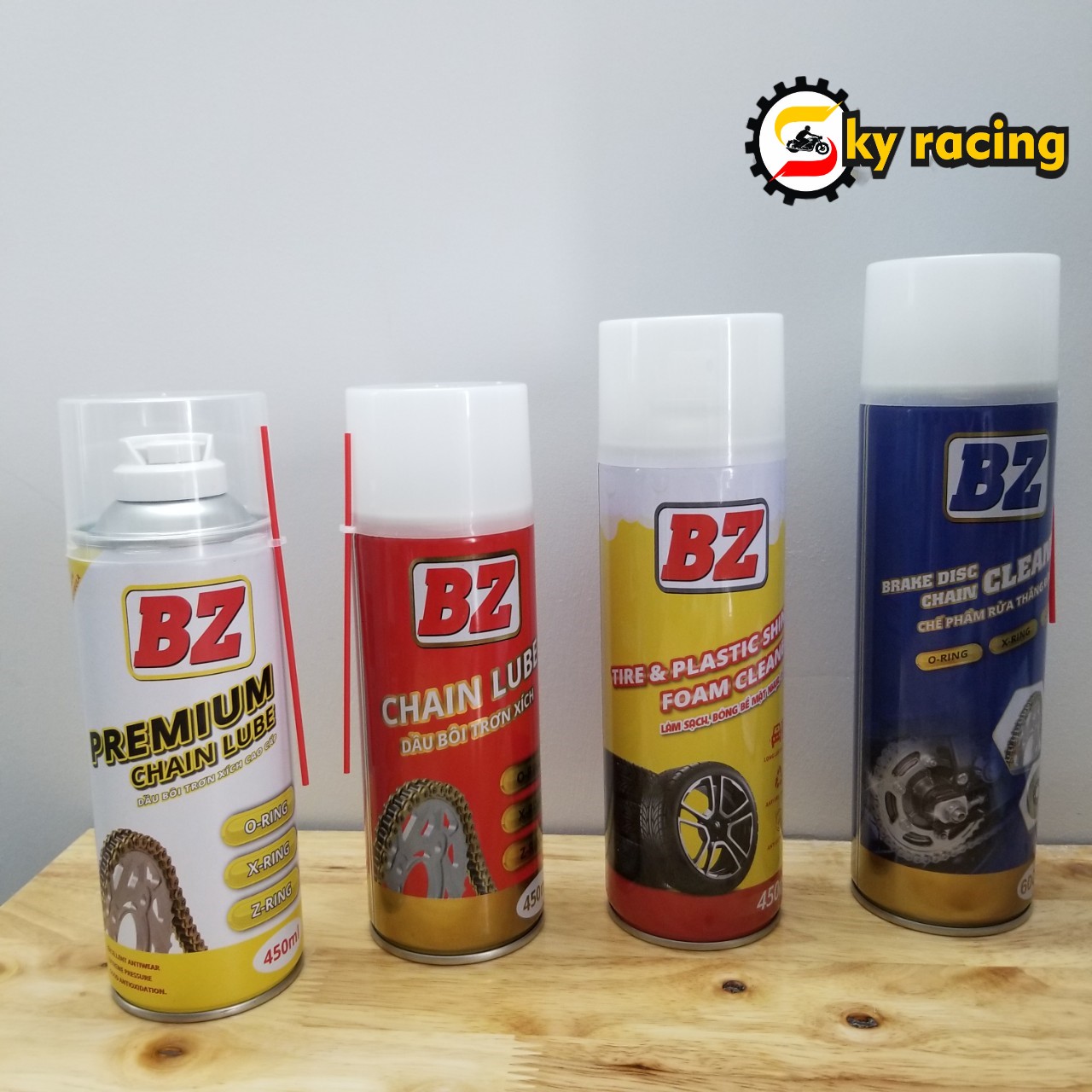 Bộ sản phẩm vệ sinh sên xích BZ cao cấp