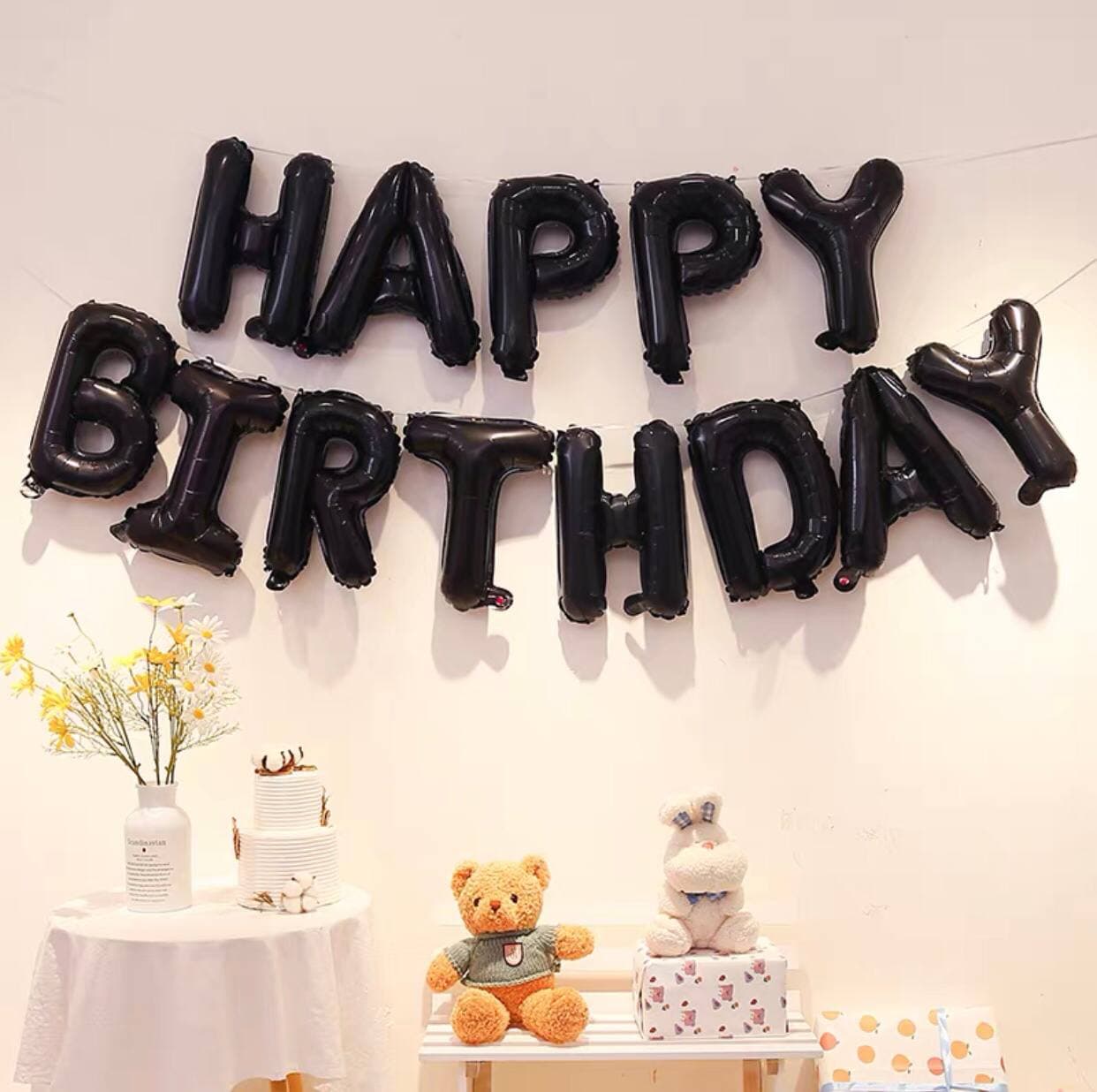 Bóng chữ Happy Birthday