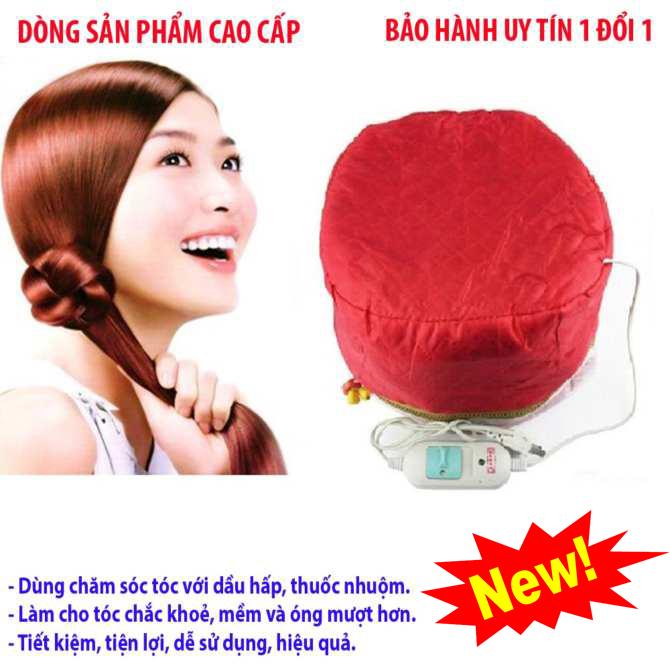 Mũ hấp dầu tóc cá nhân tại nhà, mũ hấp dầu, kích thước nhỏ gọn, an toàn khi sử dụng.