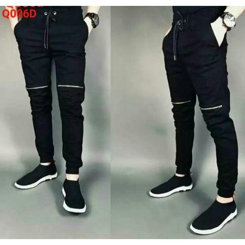 Quần jogger nam 2 khóa vải kaki cao cấp thời trang phong cách hàn quốc cho nam