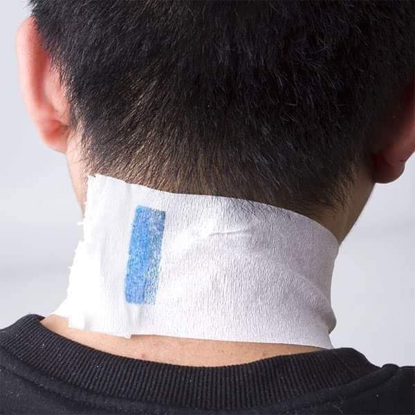 Giấy quấn cổ chặn tóc (1 cây 5 cuộn)