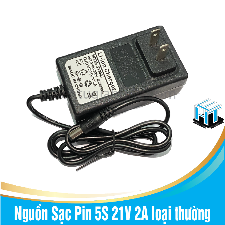 Nguồn Sạc Pin 5S 21V 2A loại thường(1 cái)