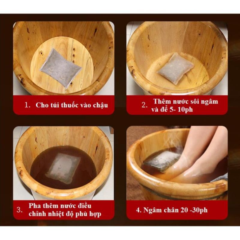 bột ngâm chân thảo dược