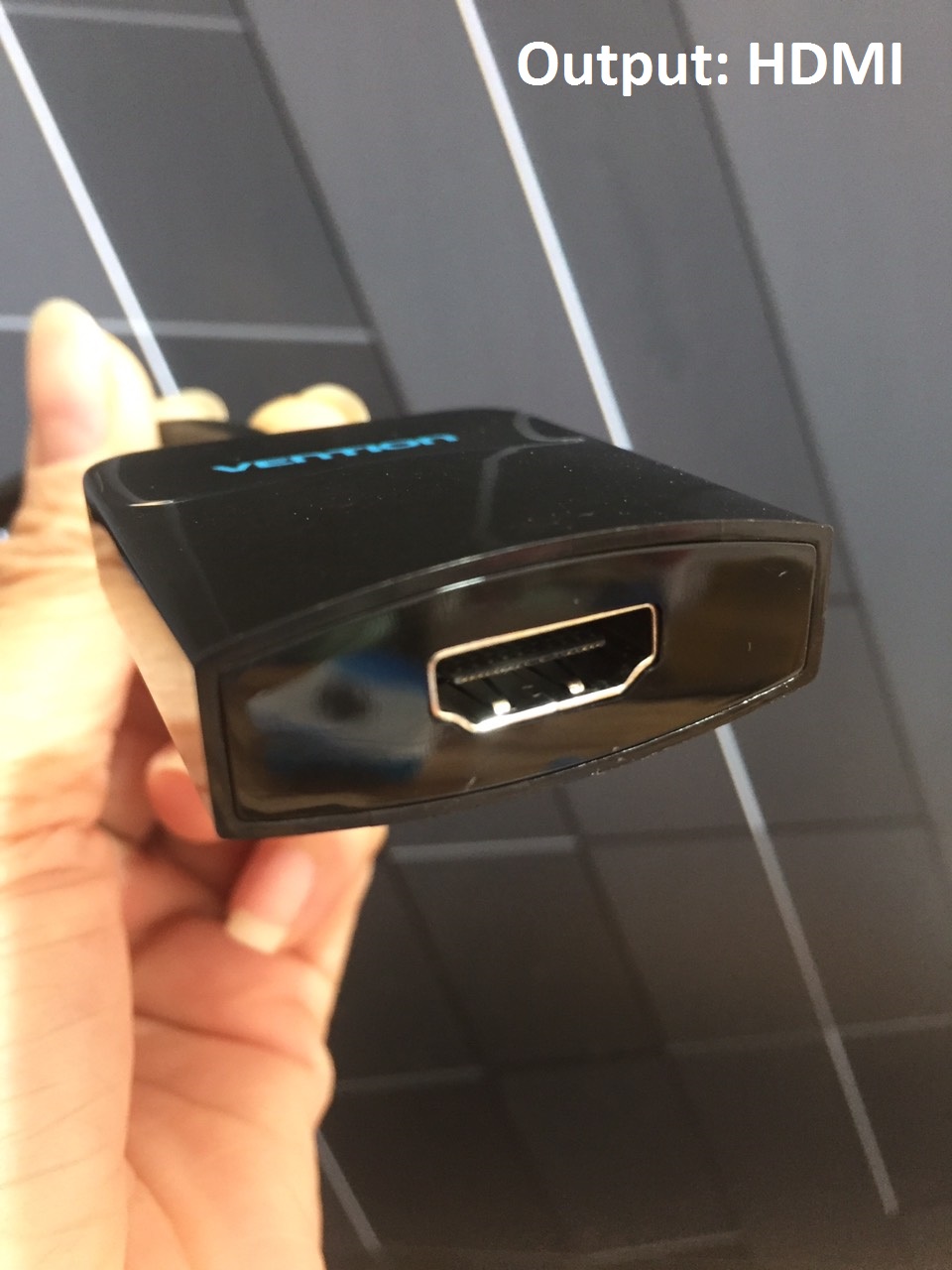 [HCM][VGA sang HDMI]Cáp chuyển VGA sang HDMI 15cm Vention