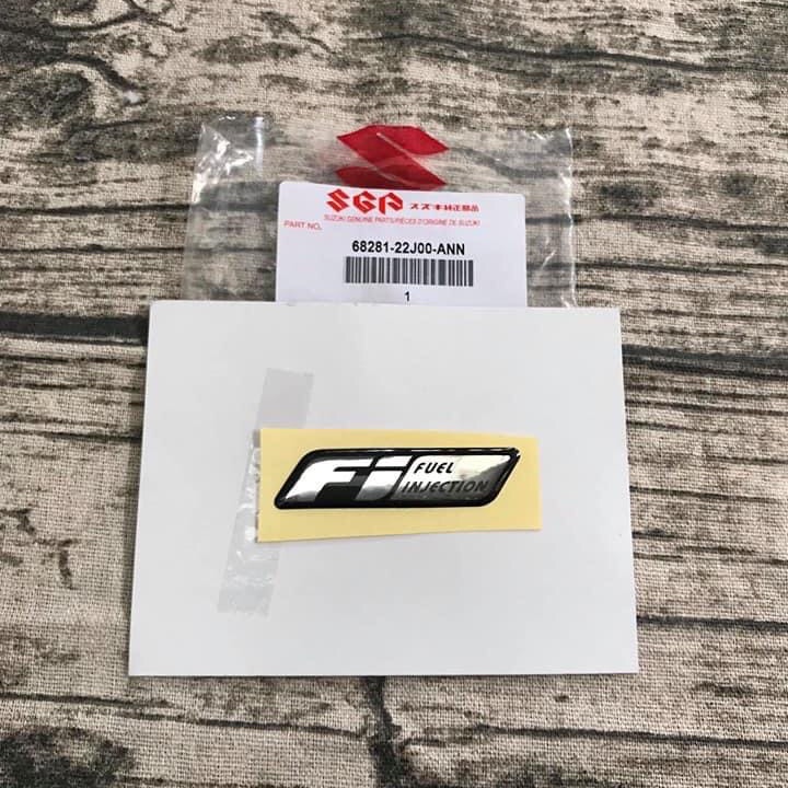 Tem dán chử nổi " Fi " zin nhập suzuki indo