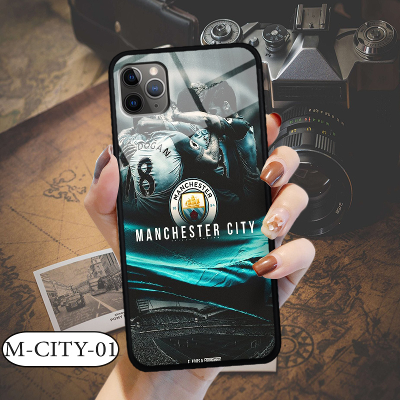 Ốp kính 3D IPHONE 11 PRO MAX  - in biểu tượng đội bóng