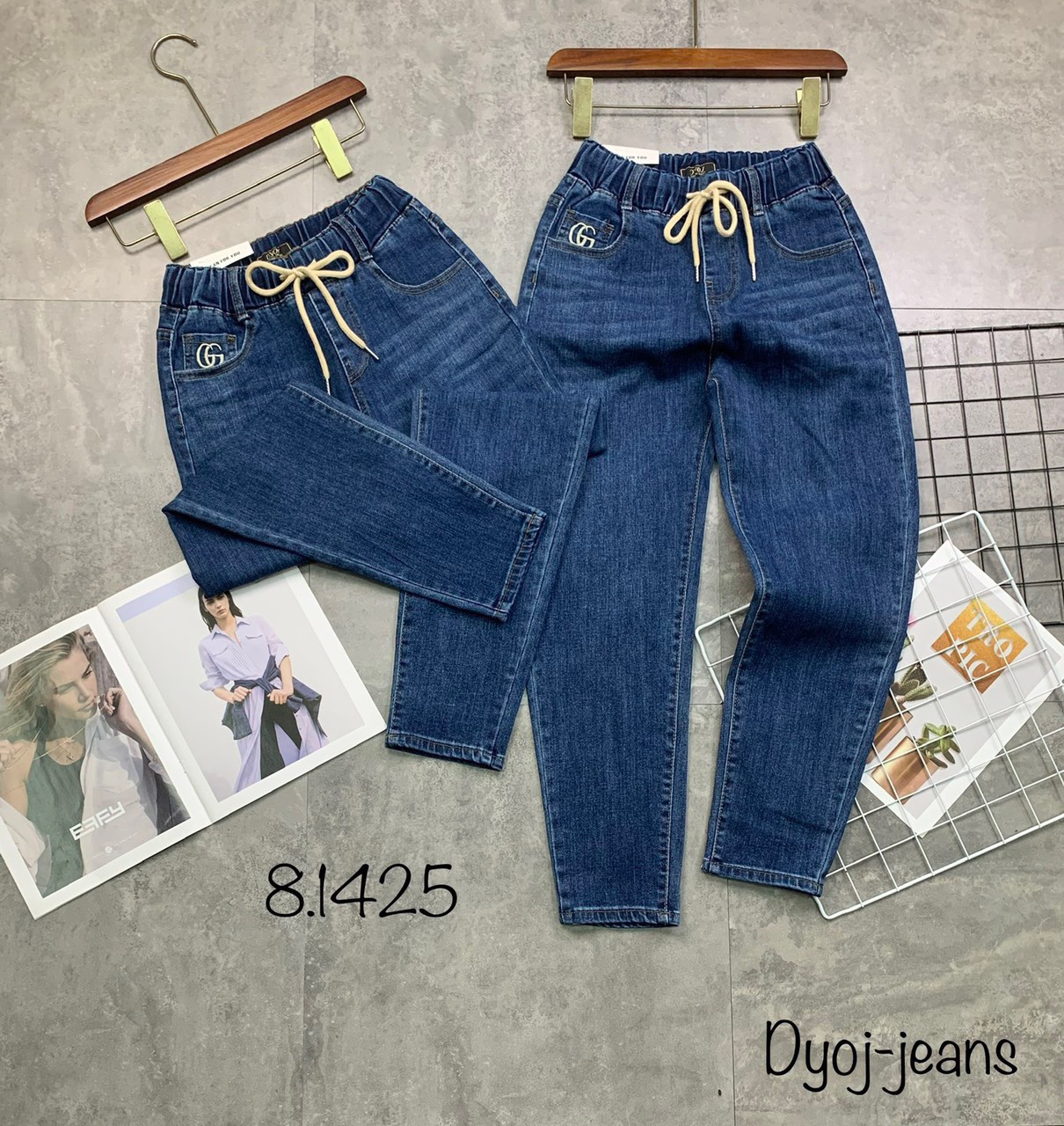 Quần jean nữ lưng thun co giãn 4 chiều