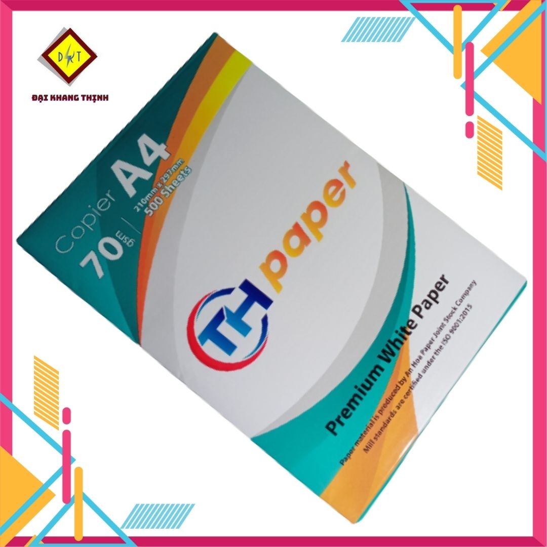 Giấy a4 th paper 70gsm giấy in photo a4 giá rẻ cam kết chất lượng