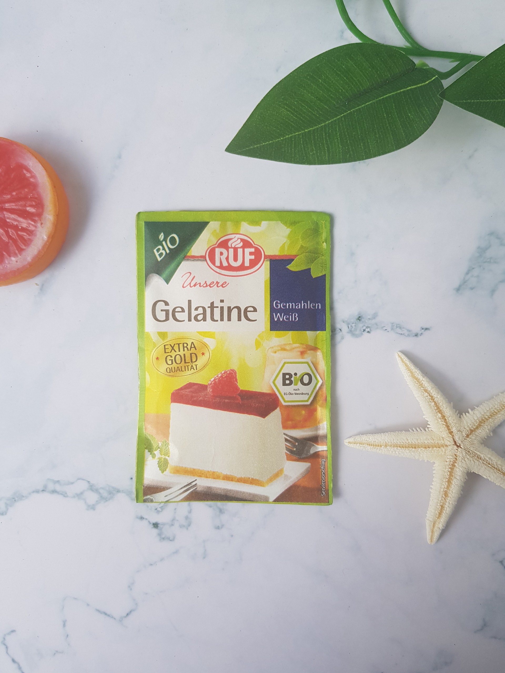 Bột Gelatin Hữu cơ Ruf 9g (Date 2025)