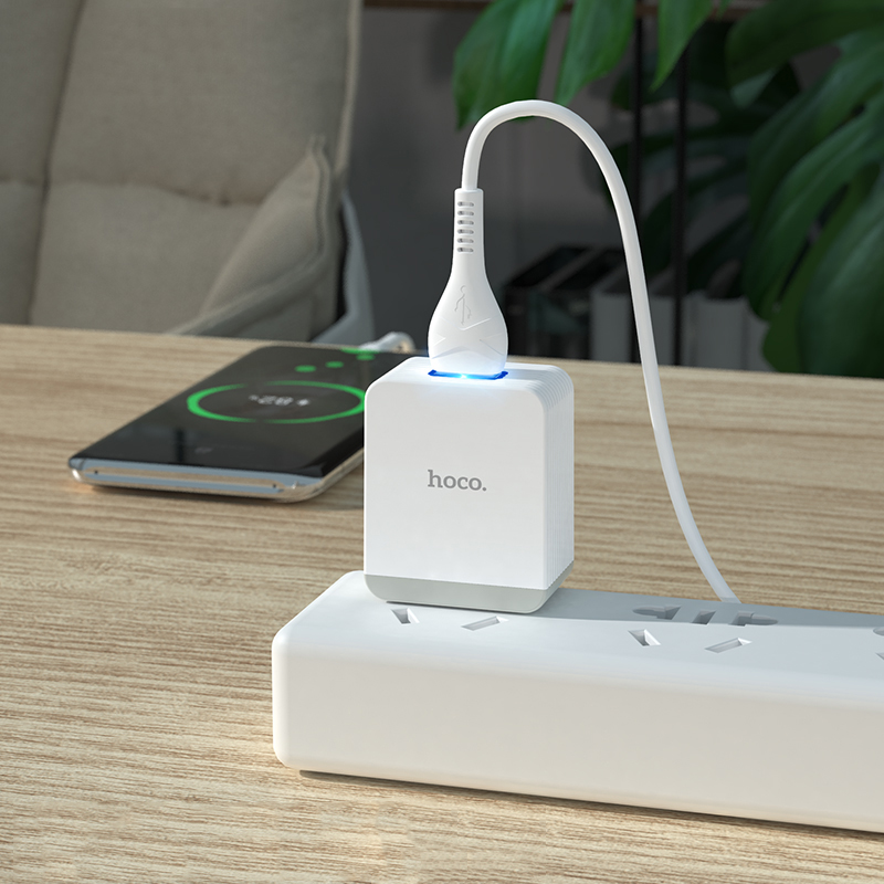 Bộ Sạc Nhanh Lanex Lck - 01am 1 Cổng Usb Micro 3.0a Dài 1.0m