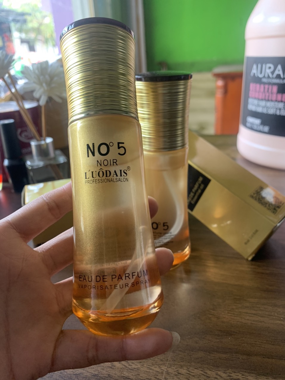 Tinh dầu dưỡng tóc L’UÔDAIS No 5 Noir 80ml