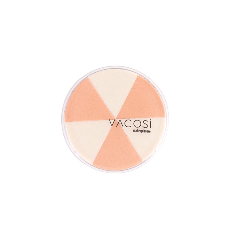 Bông phấn ướt tam giác Vacosi (6 miếng) BP14