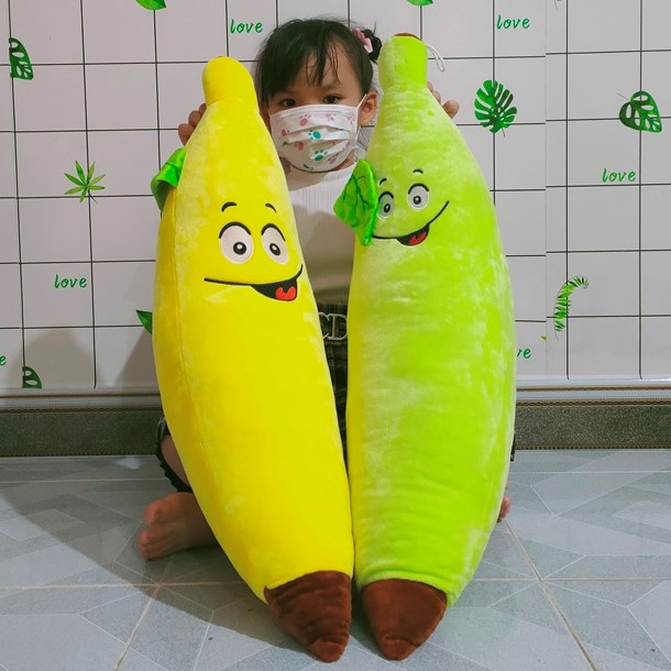 GỐI ÔM HÌNH TRÁI CHUỐI SIZE LỚN CHO BÉ