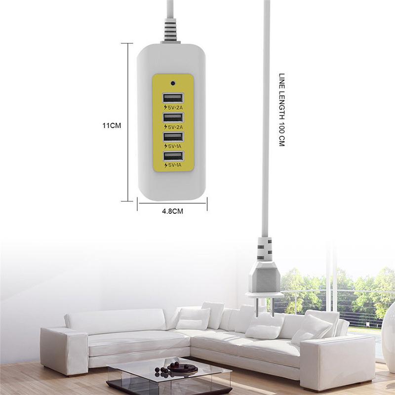 Ổ CẮM ĐIỆN SẠC ĐA NĂNG 4 CỔNG USB.