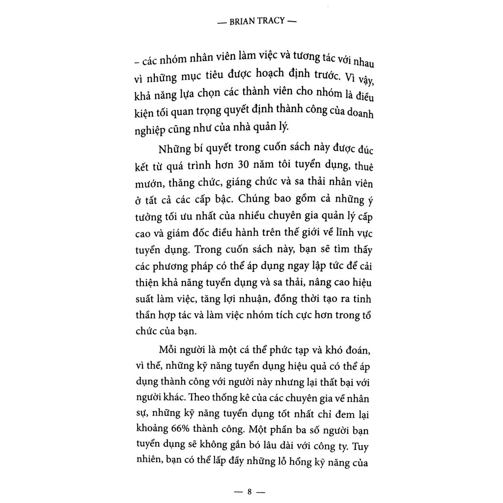 Sách - Brian Tracy - Thuật tuyển dụng và sa thải [AlphaBooks]