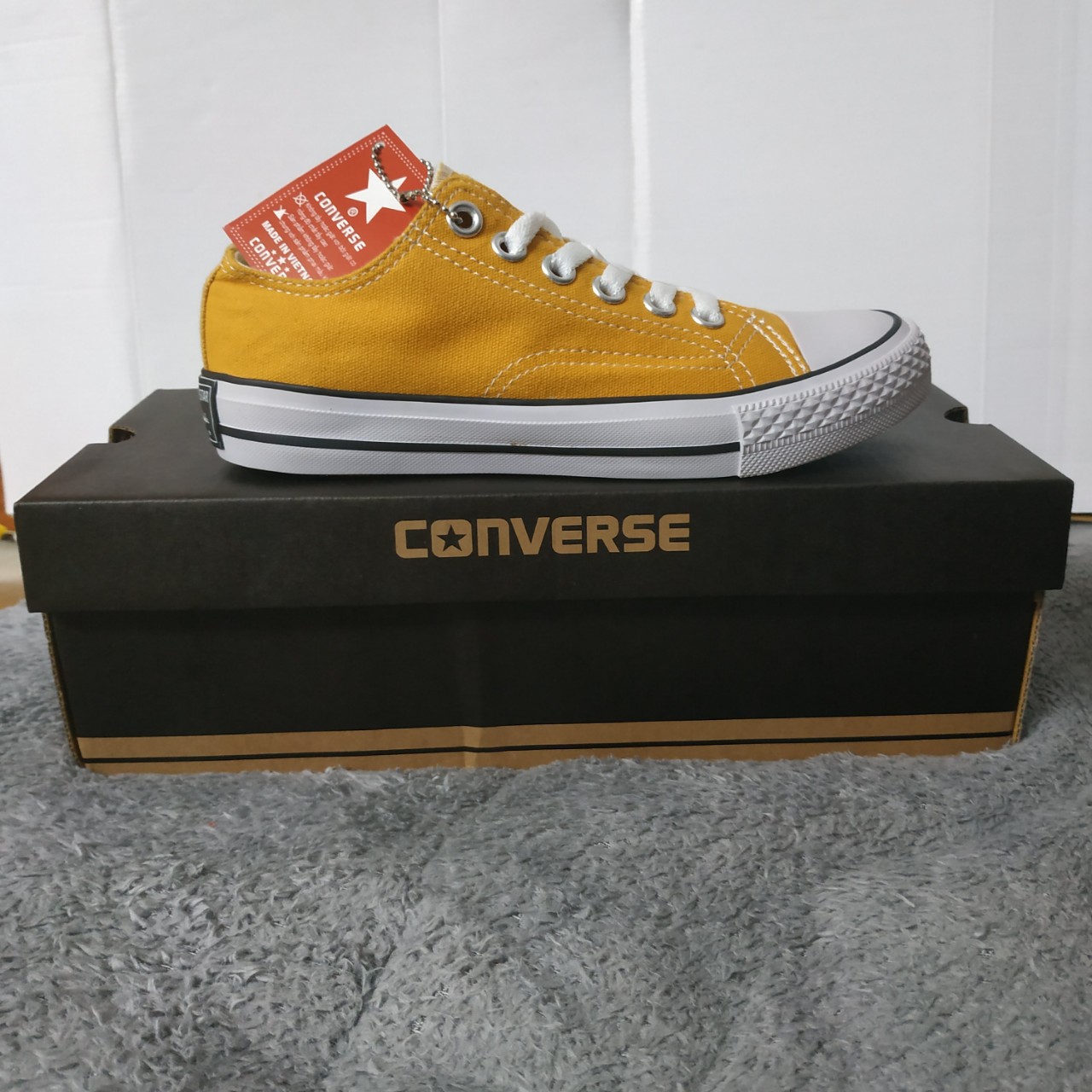 [GIẢM GIÁ GỐC + FULL BOX] Giày Converse 1970s Cổ thấp Vàng [HOT]