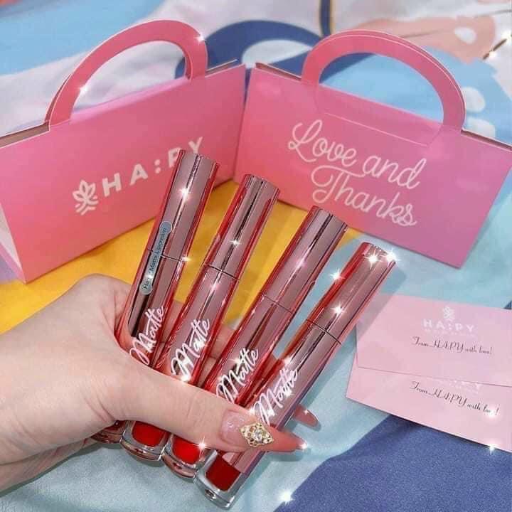 Son kem siêu lì happy matte lipcream - son môi siêu lỳ giá rẻ dành cho học sinh skslhml01