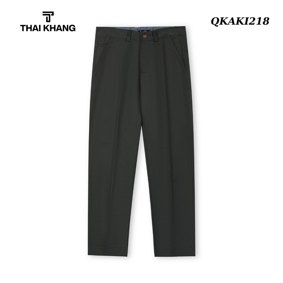 Quần kaki trung niên nam chất dày may đẹp may bởi Thái Khang loại quần kaki dài nam ống đứng có big size trên 90kg QKAKI21