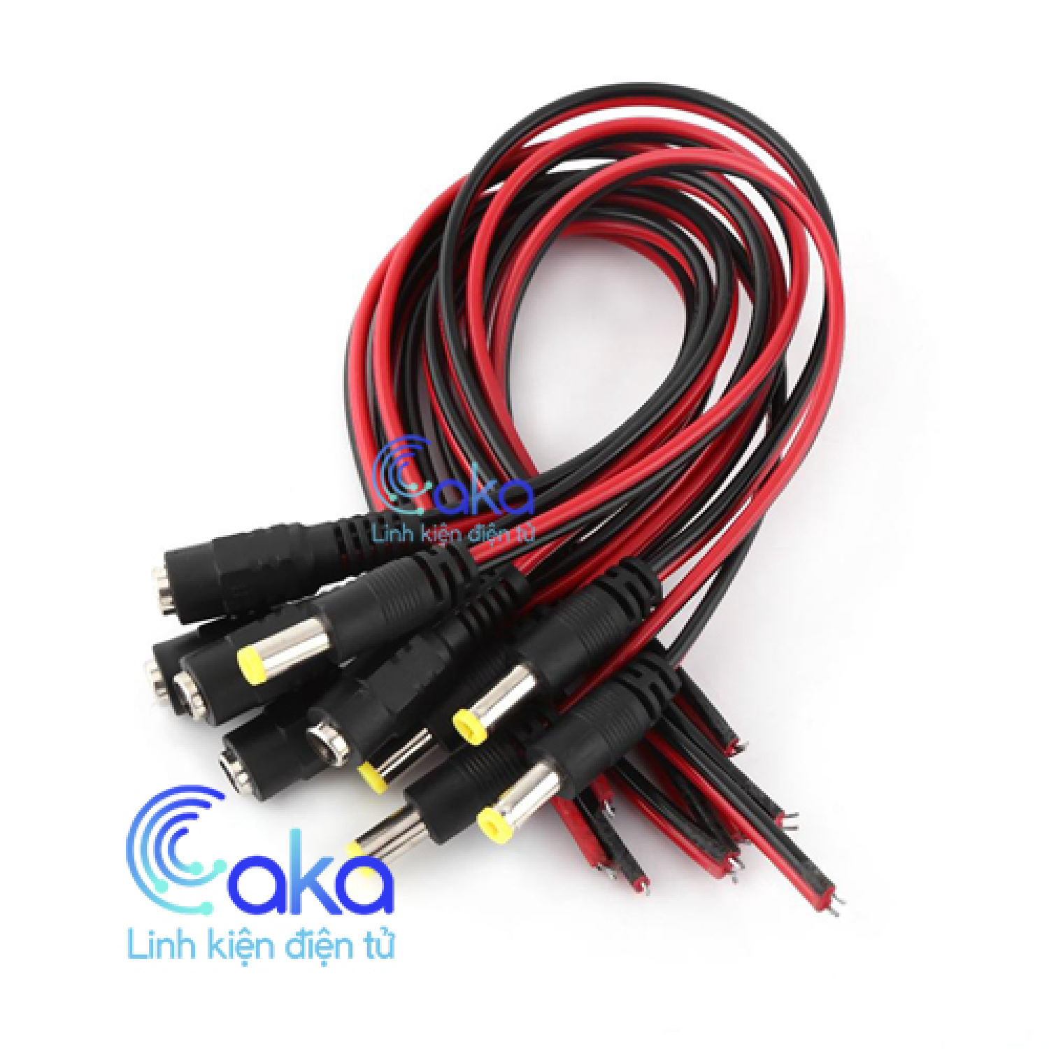 Bộ 5 Cặp Dây Nguồn DC Đực Cái