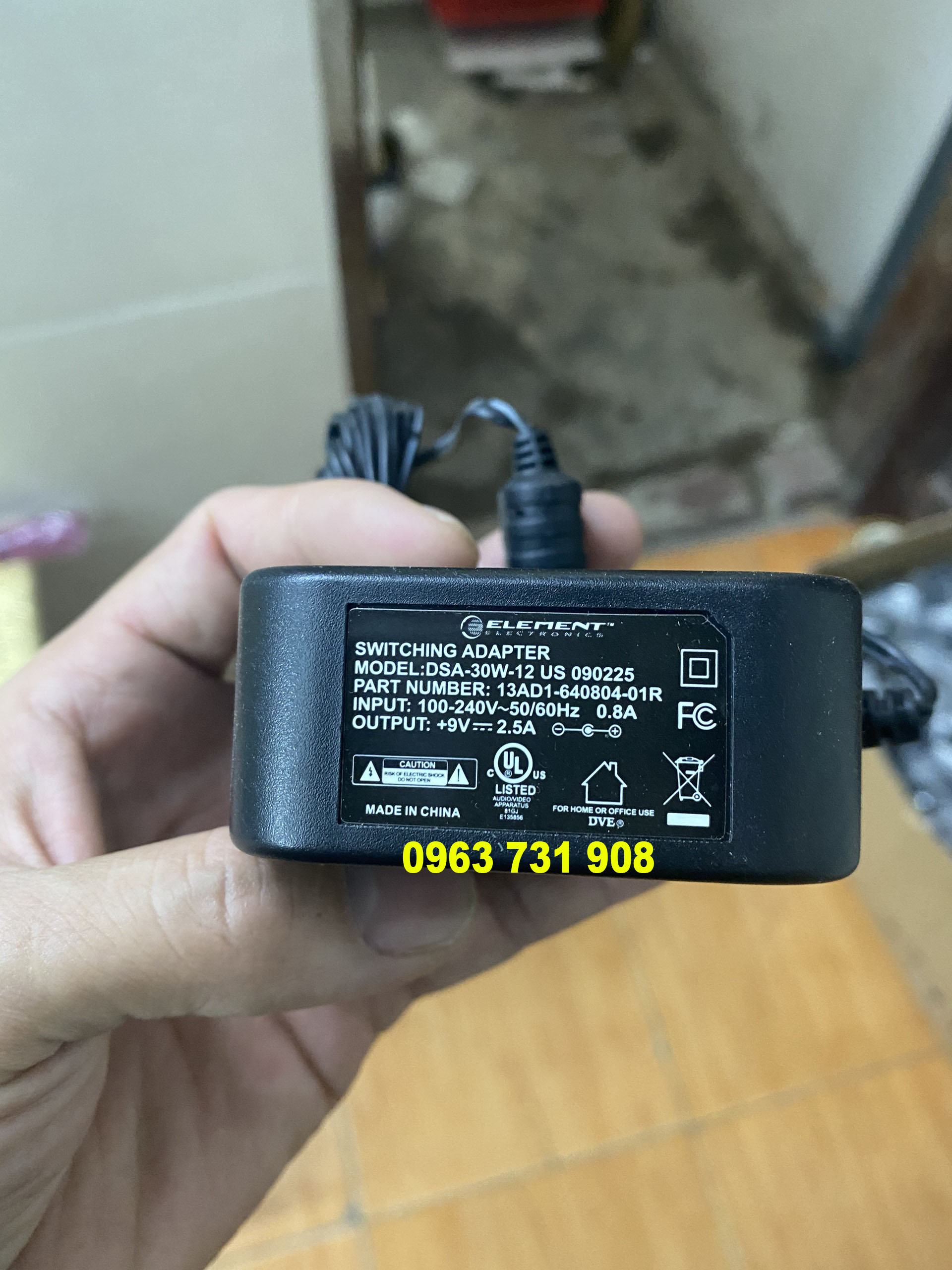 Dây sạc loa kéo DC 9V