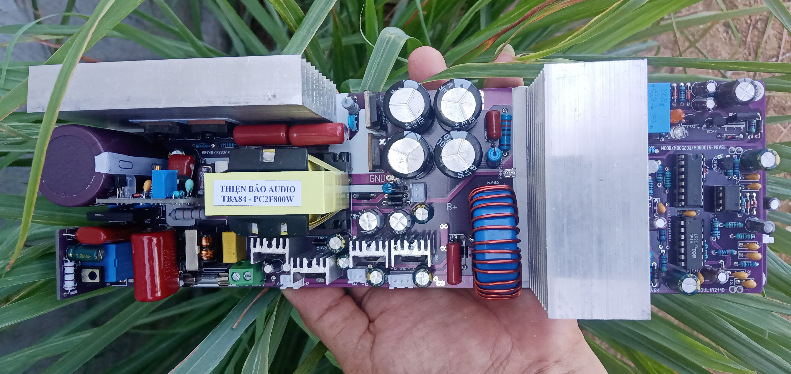 Bộ nguồn xung liền công suất class D 1 kênh