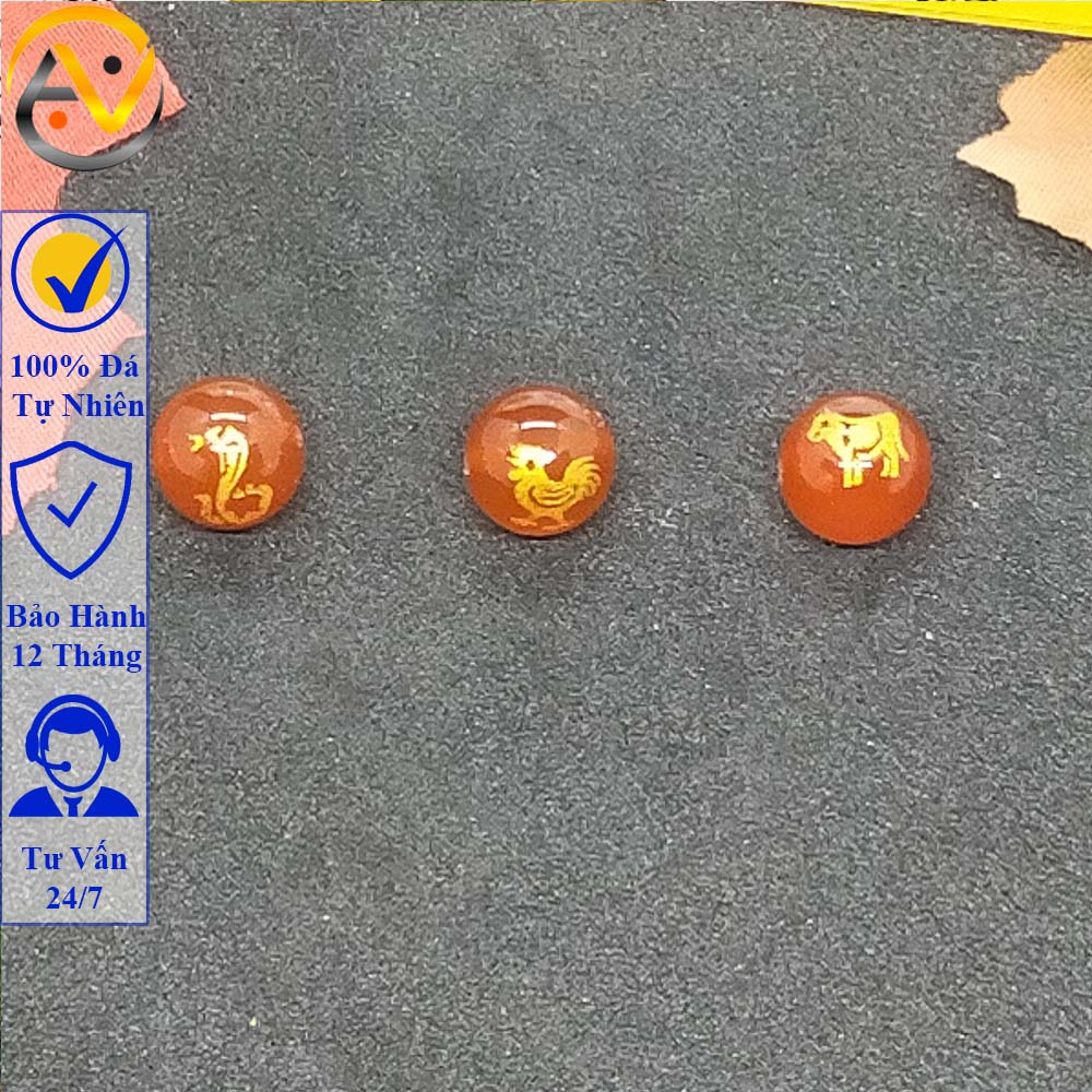 Vòng tay mệnh kim tam hợp tỵ dậu sửu chất liệu mắt hổ - size 8 10 12ly - có khai quang điểm nhãn may mắn tài lộc - PHONG THỦY ANH VŨ