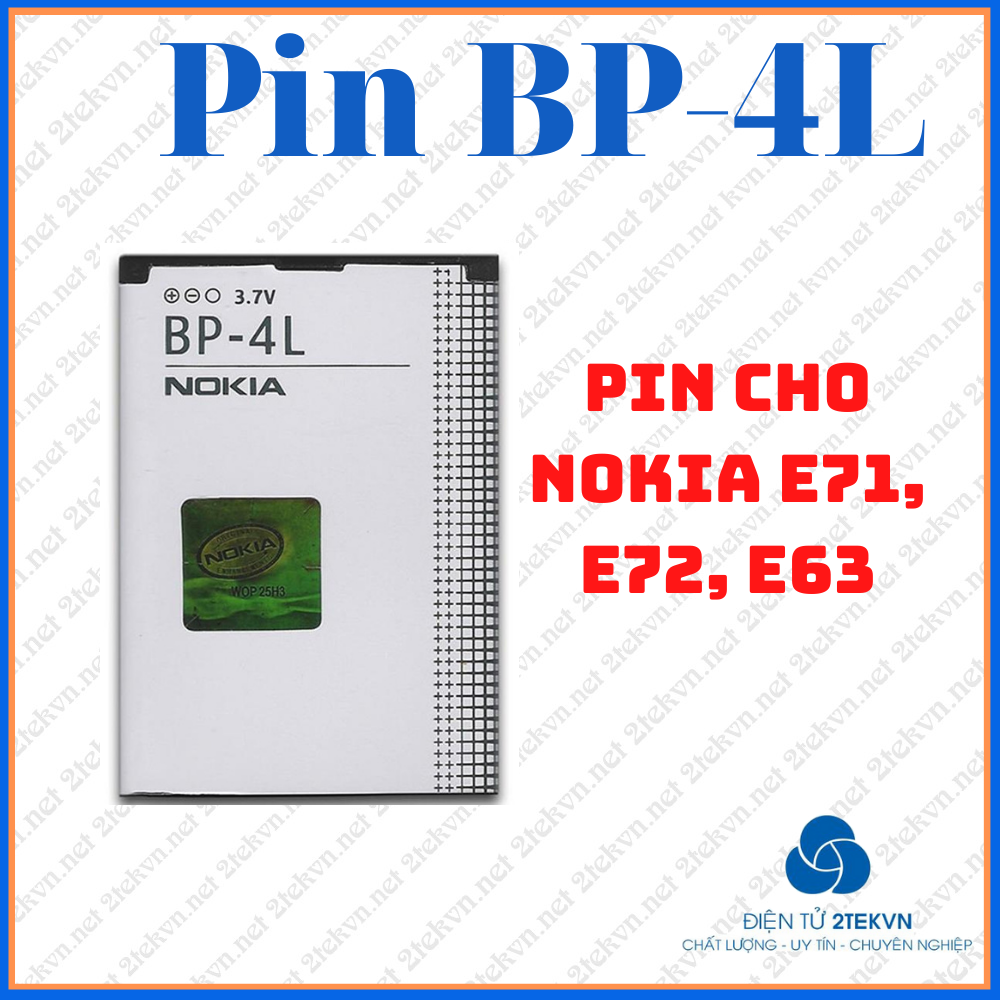 Pin dành cho điện thoại Nokia BP- 4L cho Nokia E63/E71/E72