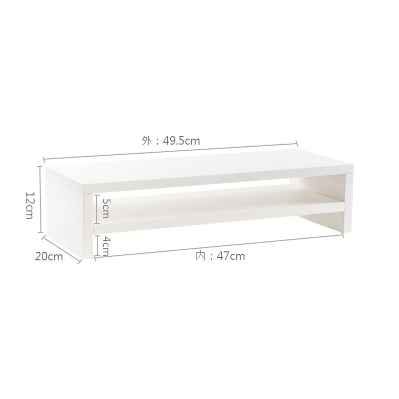 KỆ ĐỂ SÁCH - KỆ MÁY TÍNH - DECOR ⌨ LẮP GHÉP - 2 TẦNG