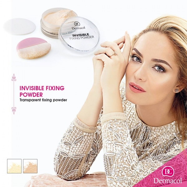 Phấn Phủ Đẹp Tự Nhiên Dermacol Invisible Fixing Powder 13.5g