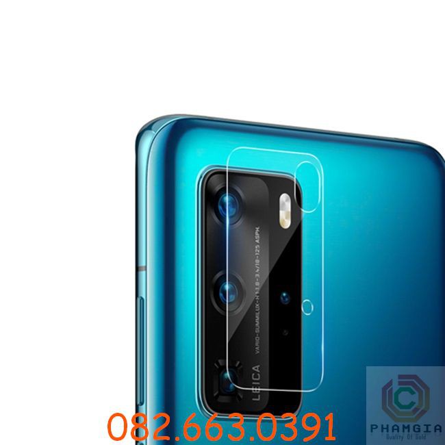 Cường Lực Camera Dành Cho Huawei P40/ P40 Pro Siêu Bền, Siêu Mỏng