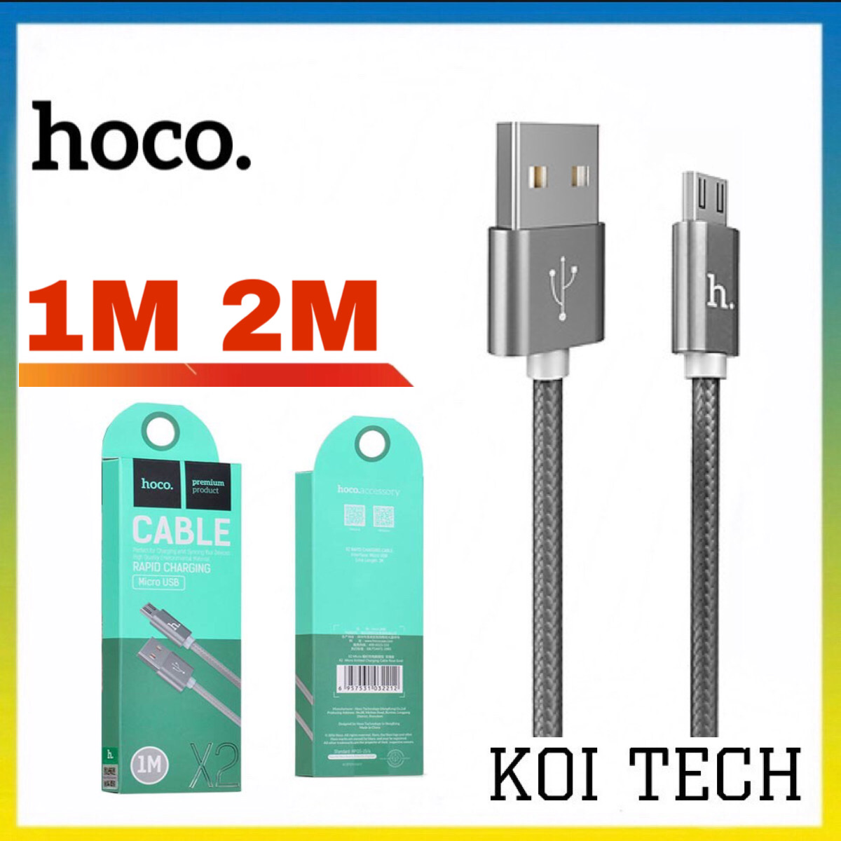 DÂY SẠC CÁP SẠC DÙ MICRO USB các máy có cổng MICRO USB HOCO X2 - KOI TECH