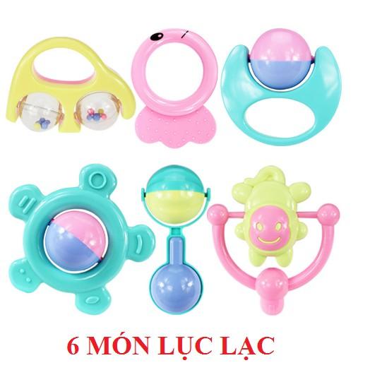 Bộ 6 món lục lạc - Đồ chơi âm thanh cho bé
