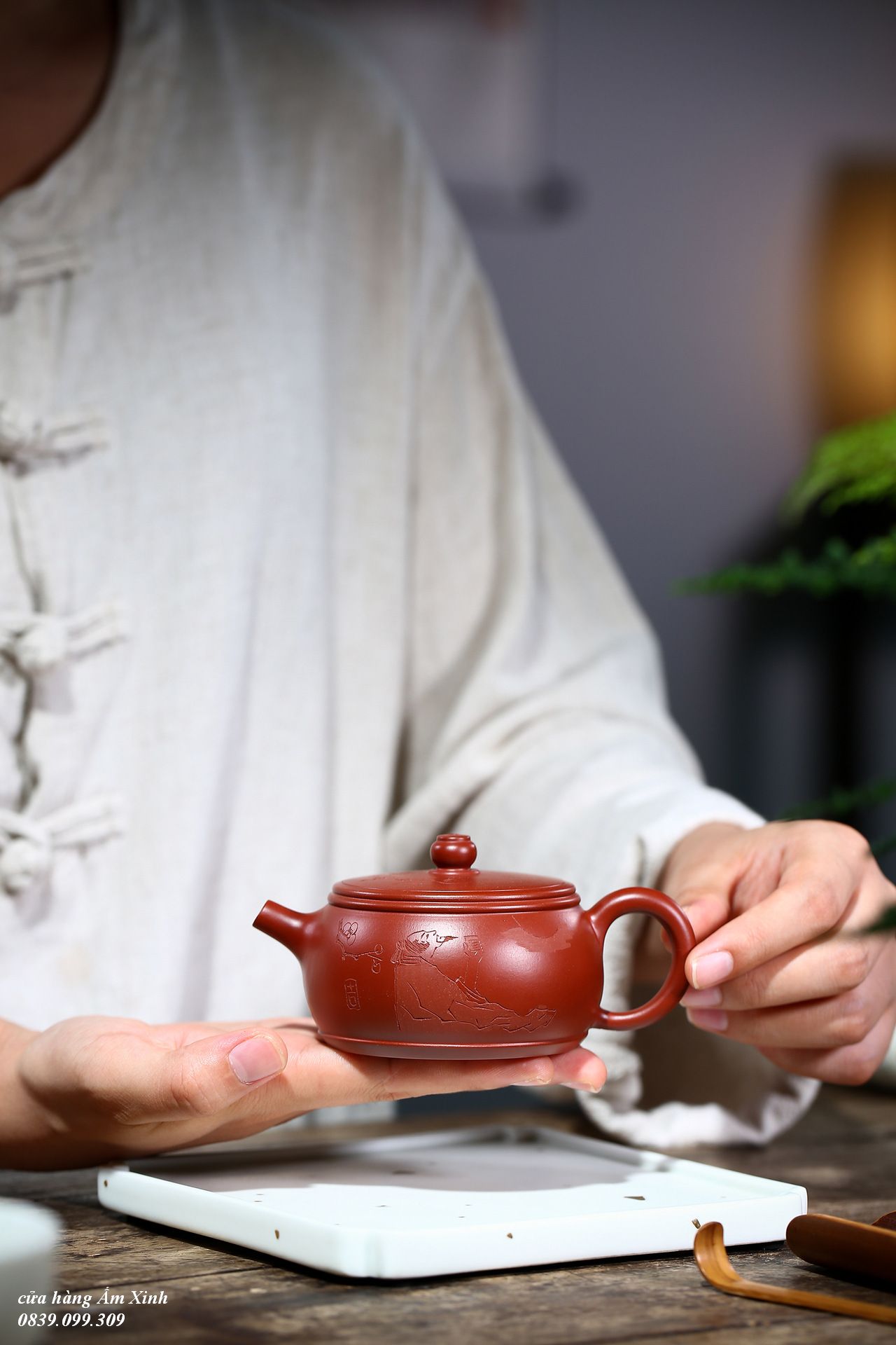 Ấm Tử Sa Nghi Hưng Tỉnh Lan 160 ml