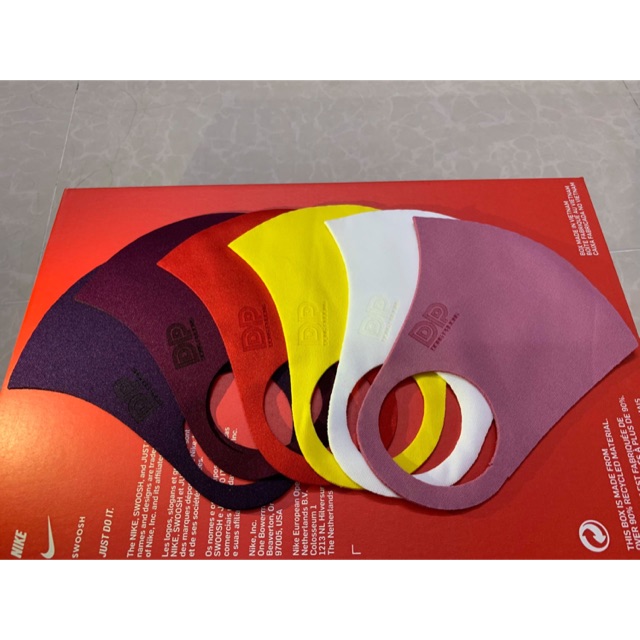 Khẩu trang vải su (Set 10 cái) có in logo chất vải dày dặn
