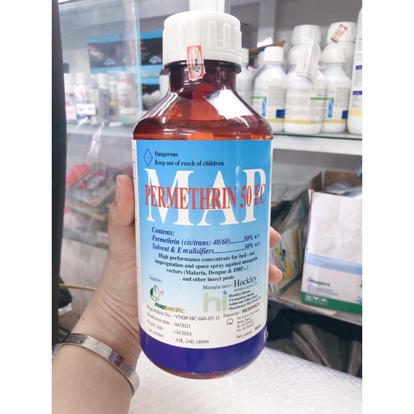 thuốc diệt muỗi MAP PERMETHRIN 50EC  - 1 lít .