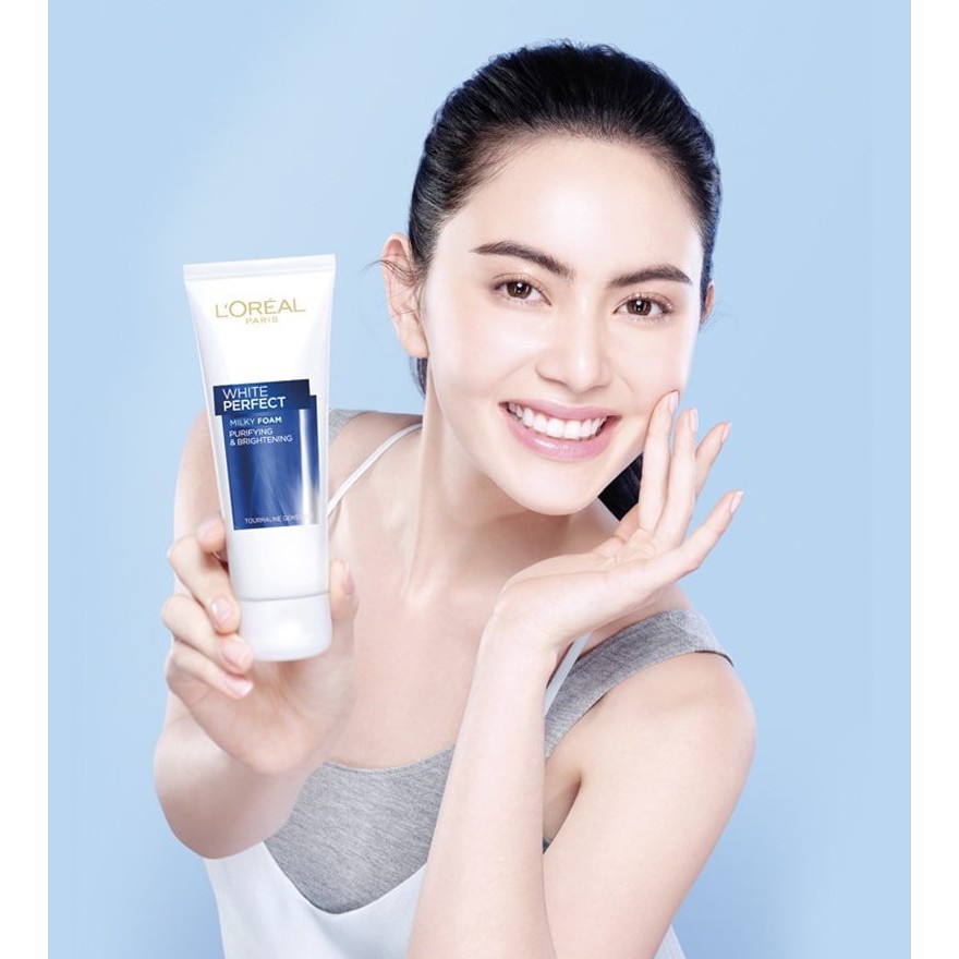 [HCM]Sữa Rửa Mặt Làm Sáng Da LOreal White Perfect Milky Foam - 100Ml