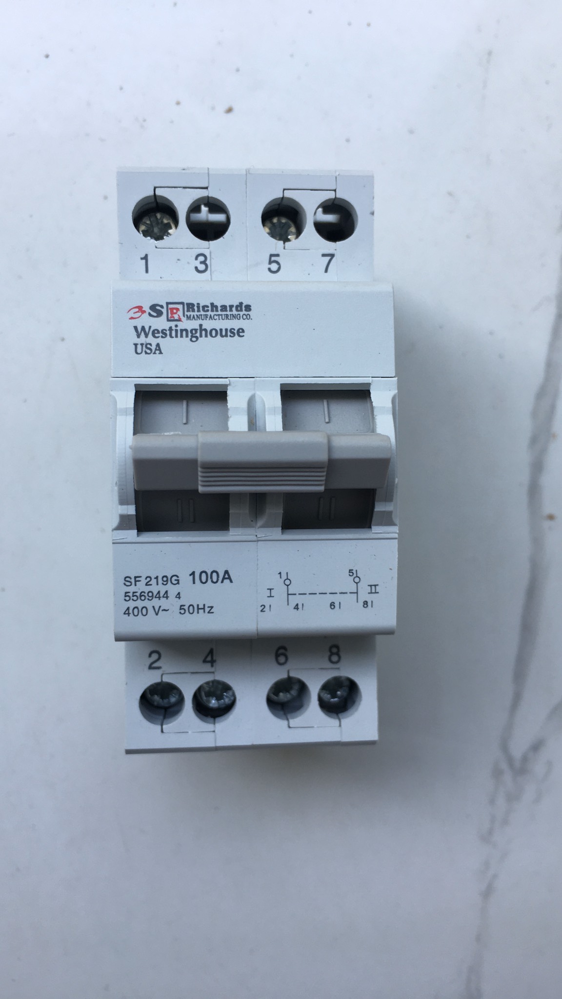 CẦU DAO ĐẢO CHIỀU MINI 2P-100A RICHARDS-MỸ