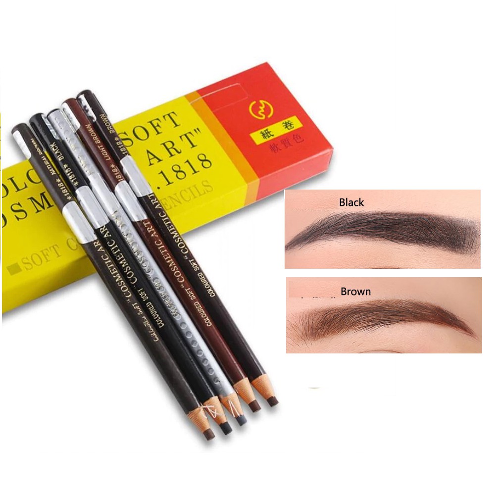 [HCM]Combo Chì Kẻ Mày Dạng Xé Và Bộ 3 Khung Kẻ Chân Mày