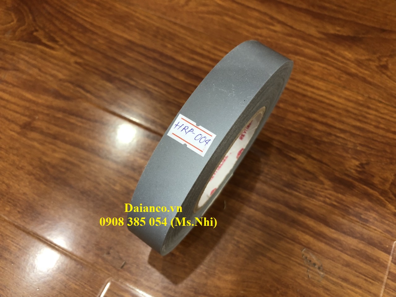 Cuộn dây phản quang Poly sáng bạc bản 2,5cm- Dài 100m- hàng sẵn