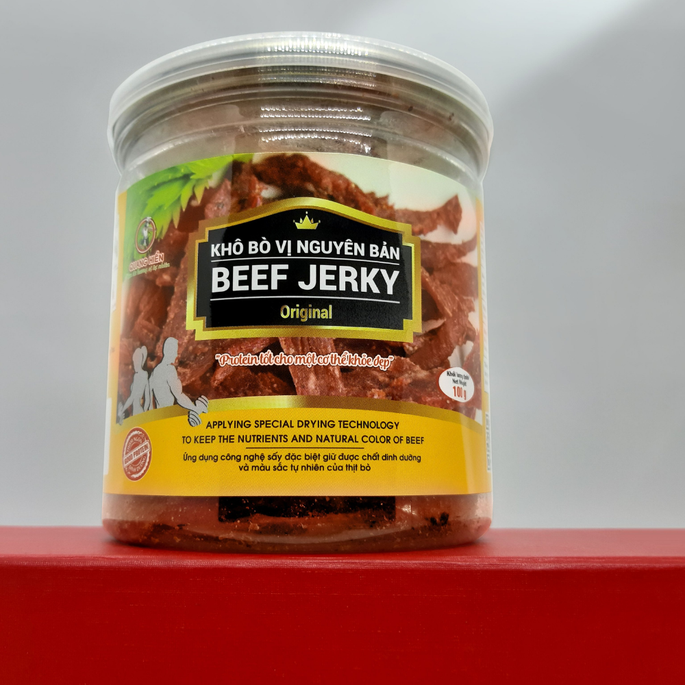 Beef jerky khô bò nguyên bản 100g