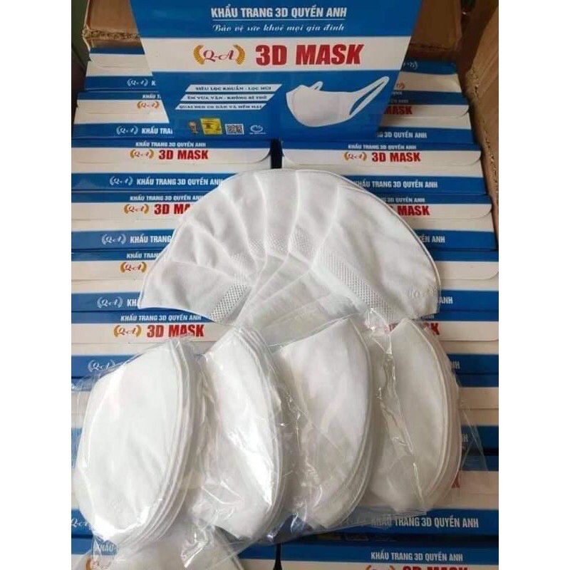 Khẩu trang 3D MASK (hộp 50 chiếc)