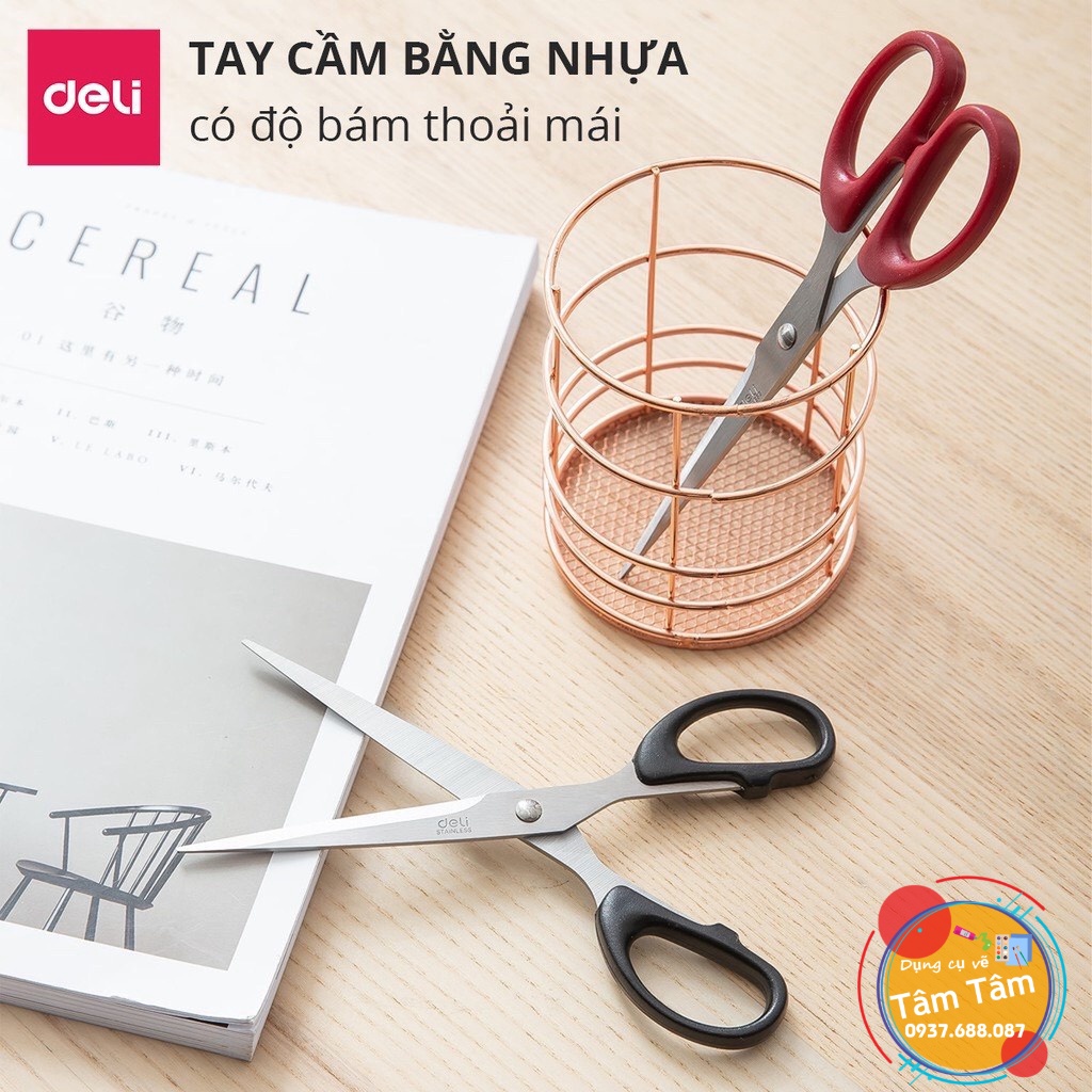 -Kéo cắt giấy, Kéo Văn Phòng Deli 6009