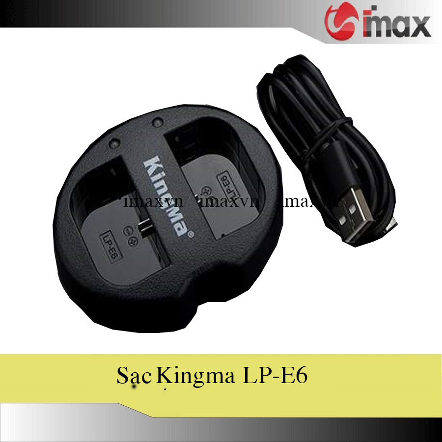 Sạc máy ảnh kingma lp-e6/e6n