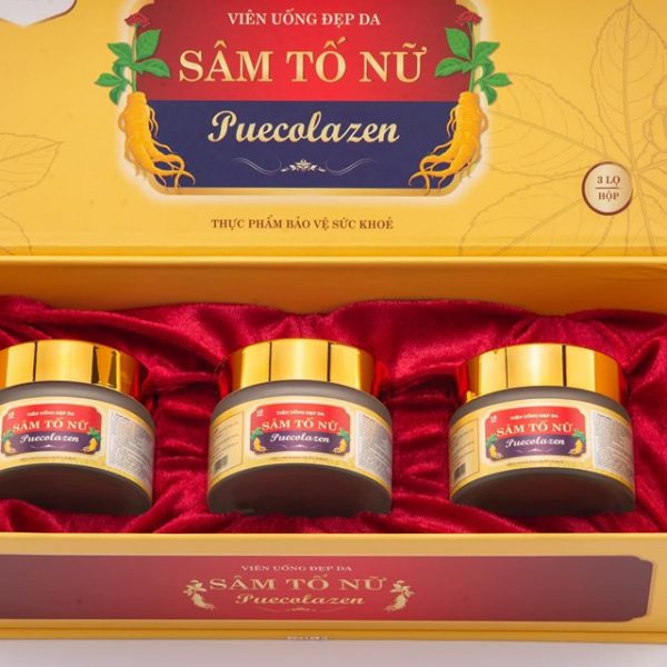 Sâm Tố Nữ Puecolazen - Viên uống đẹp da