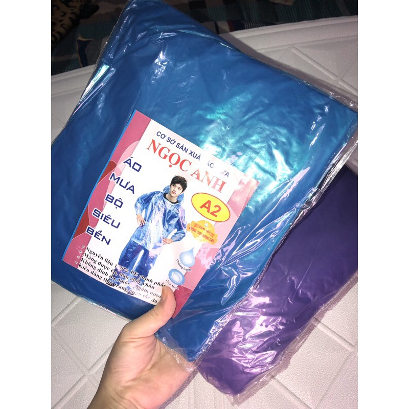 [HCM]10 Bộ áo mưa nilon siêu bền A2