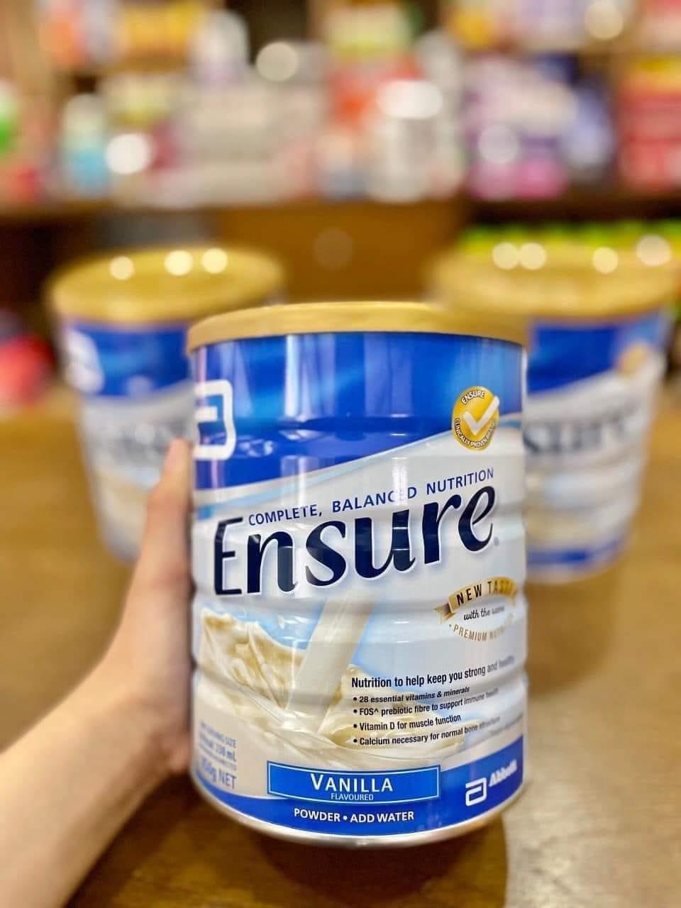 [Voucher 50k + Hoàn tiền 6% max 300k] (date 2025) Sữa Ensure Úc 850gr date xa